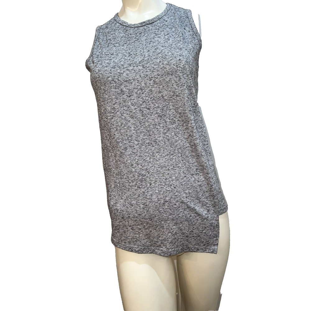 ATHLETA ASYMMETRICAL HEATHER GRAY TANK‎ TOP  SIZE XS - Picture 2 of 15